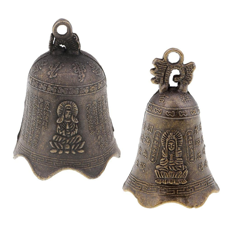 CALANDIS Chinese Feng Shui Antique Bell Wind Chime Home Decors Mascot for Fortune 1