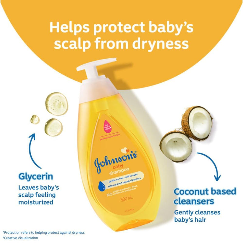 Johnson's Baby No More Tears Baby Shampoo 500ml