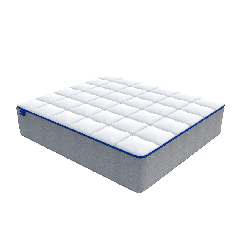 SLEEPSPA by COIRFIT MEMO-X 6' Inch Queen Size Memory Foam Mattress | Provides Comfort, Back and Spinal Support | Pressure Relieving, Firm, Breathable, Quilted Knitted Fabric (72x66x6, White)