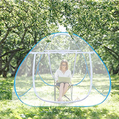 Pegaso Sky Blue Mosquito Net for Double Bed, Foldable, Strong 30GSM, High Durability, Foldable, Corrosion Resistant, Lightweight,PVC Coated Steel - King Size (6 * 6, SkyBlue)