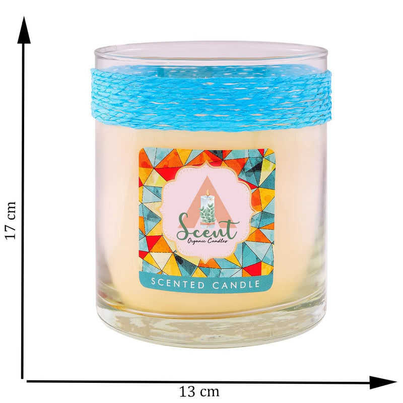 Archies Mother Day Scented Long Burning Soy Wax Candles Jar, Fragranced Ambient Atmosphere (Medium) Gift for Mother Day Giftting with Card AD84