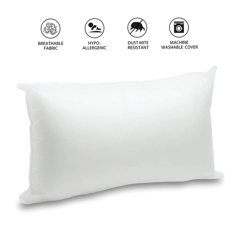 PINDIA Hypoallergenic Soft Sleeping Pillow, Set of 2 (17 x 27 Inch)