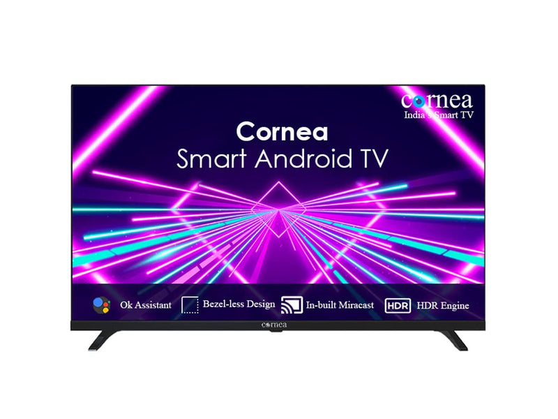 Cornea Frameless 218 cm (86 inch) 4K Ultra HD Smart Android LED TV, Black (2022 Model) (with No Cost EMI Offer on All Major Banks)