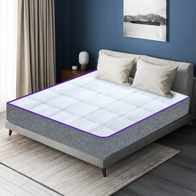 SLEEPSPA by COIRFIT Orthopedic Dual Comfort - Hard & Soft 4 Inch Queen Size High Resilience HR Foam Mattress(78x60X4, Grey)