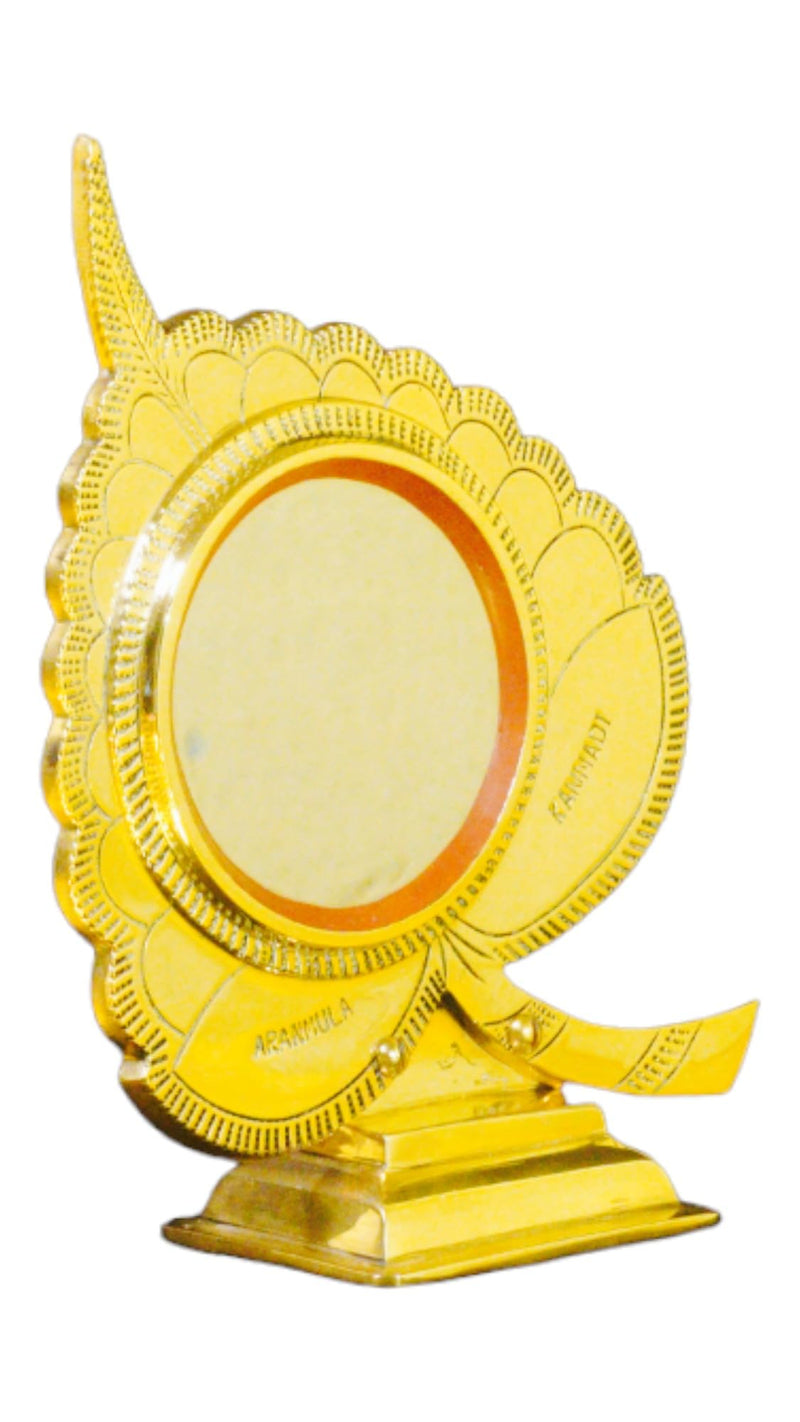 Aranmula Kannadi Aalila Peedom Kannadi Brass Metal Hand Mirror