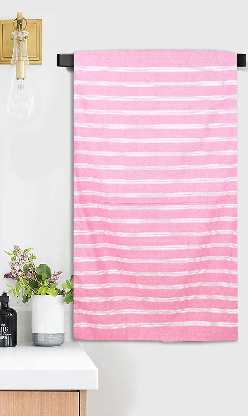 COMFORT WEAVE Cotton Bath Towels 250 GSM Multicolor(Set of 5, 31 X 62 Inch)