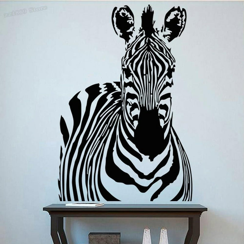 GADGETS WRAP Vinyl Zebra Wall Decal Animals Wall Decor Vinyl Sticker