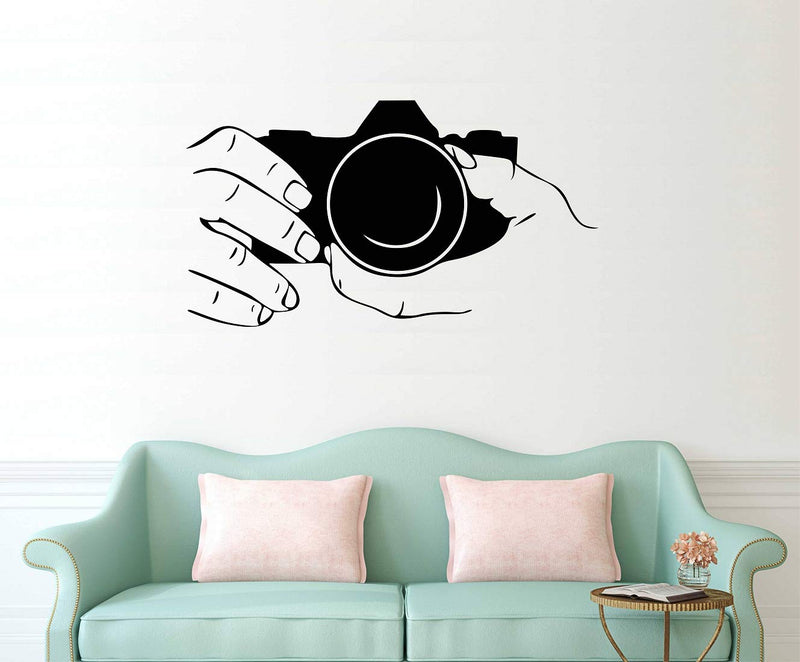 Wallstick Camera Quotes wallstickers (Vinyl 65 cm x 40 cm)