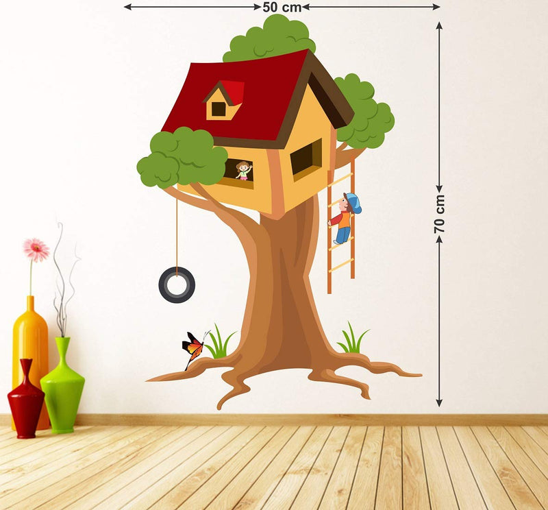 Tuffuk Kids Tree Large Vinyl Wallstickers for Home Decorations (50 cm x 70 cm)5TZ123