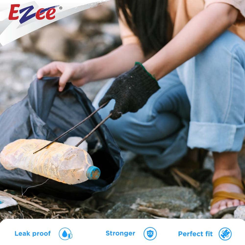 Ezee Garbage Bags for Dustbin/Trash Bag | 20 Pcs | Extra Large 30 X 37 Inches | 10 Pcs x Pack of 2