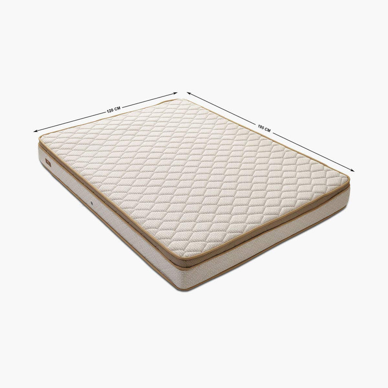 Home Centre Restomax Pro 6"+2" Bonnel Spring Memory Foam Mattress with Box Top 120 x 195 cm