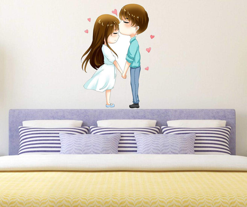 Wallstick Love Couples wallstickers (Vinyl 65 cm x 45 cm)