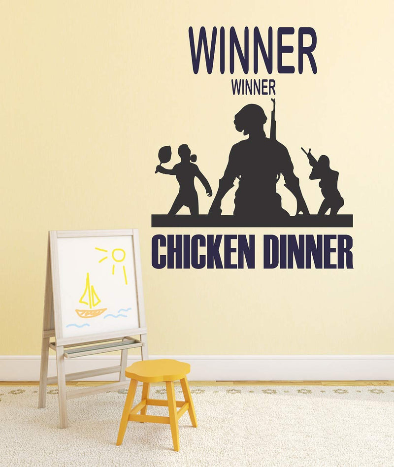 Tuffuk Pubg Large Vinyl Wallstickers for Home Decorations(50 cm x 60 cm)4TZ013