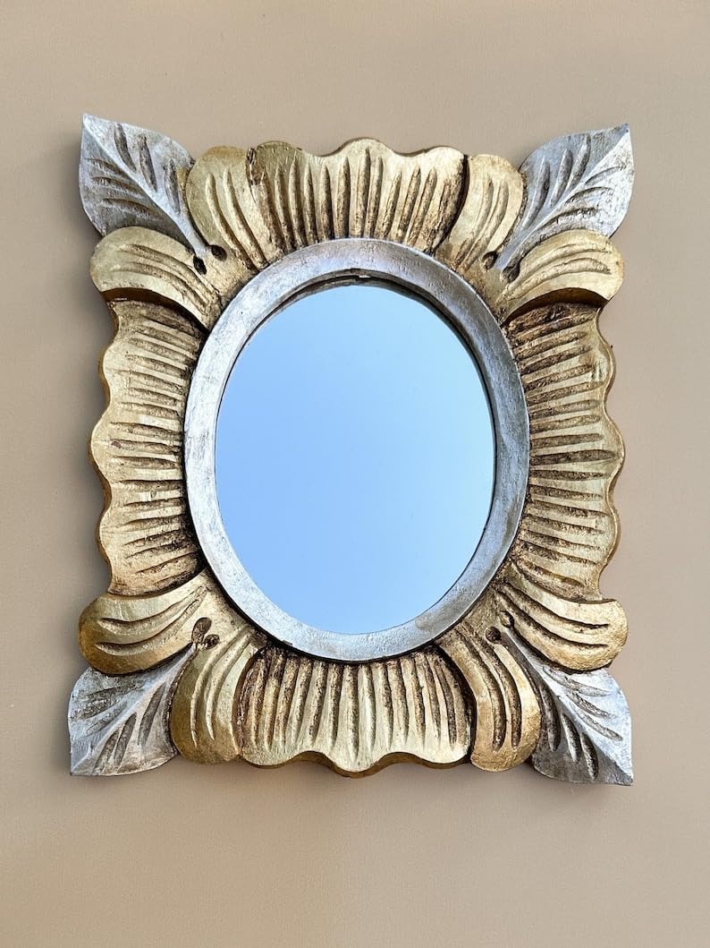 Vas Collection MDF Mirror Frame,Wall Decor,Bedroom,Bathroom,Living Room,Hallway