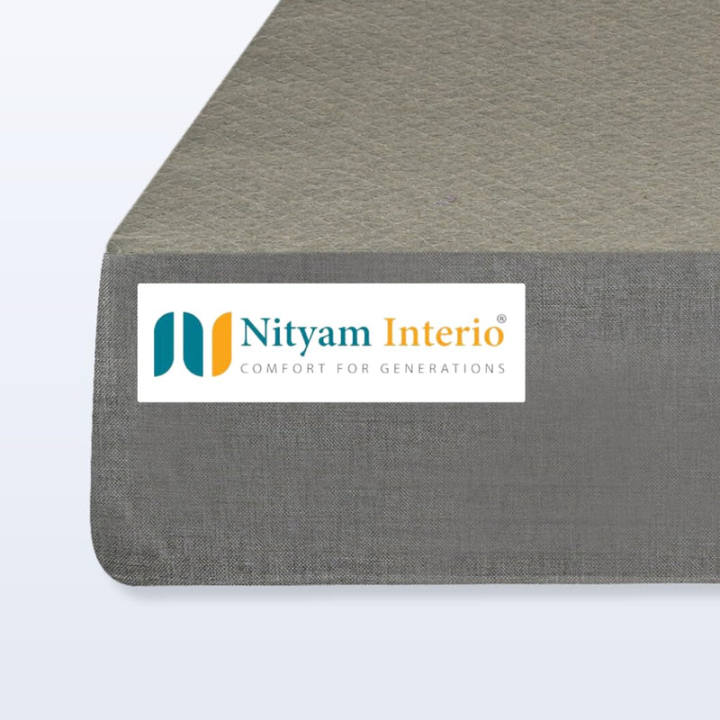 NITYAM Interio Active Sleep Mattress with Excellent Bounce-Back - Anti-Microbial Fabric|High-Resilience Foam |3 Year Warrenty| Single - 72X30X3