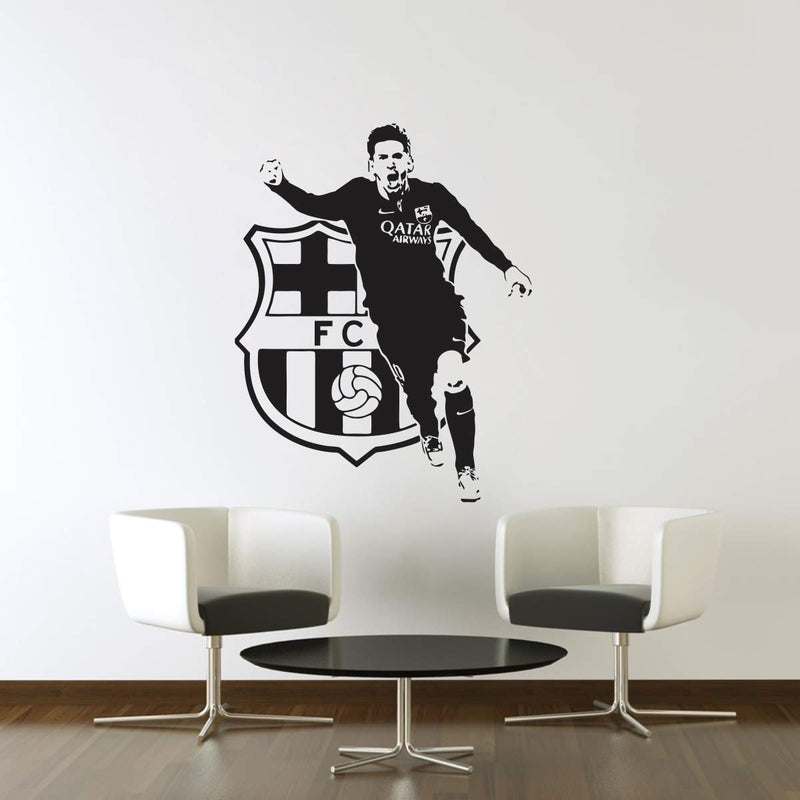 Sticker Studio Barcelona Wall Stickers & Decal (PVC Vinyl, Size- 58 Cm X 46 Cm)