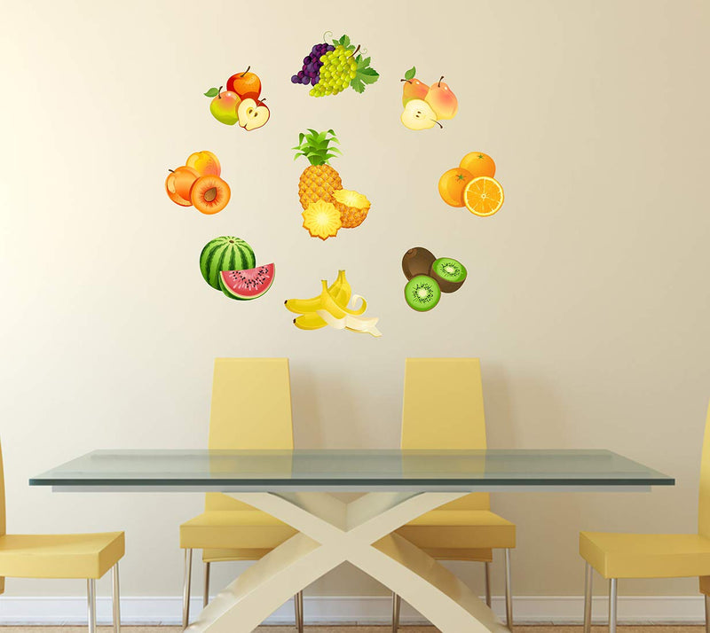 Wallstick Fruits wallstickers (Vinyl 80 cm x 50 cm)