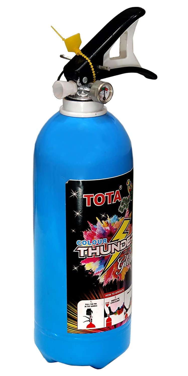 PRINT BHARAT Thunder Colour Cloud Holi Gadget | Natural and Herbal Gulal Spray Cylinder for Holi Celebration, Weddings, Photoshoots, Theme Parties - 2 Kg