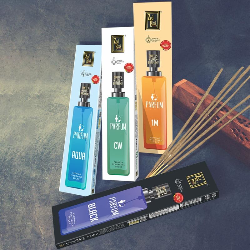 Zed Black Fragrance Incense Sticks - (Pack of 4)