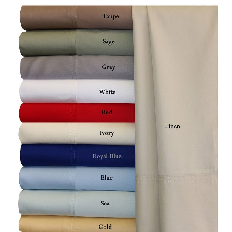 Full, White : Full White Silky Soft Bed Sheets 100% Rayon from Bamboo Sheet Set