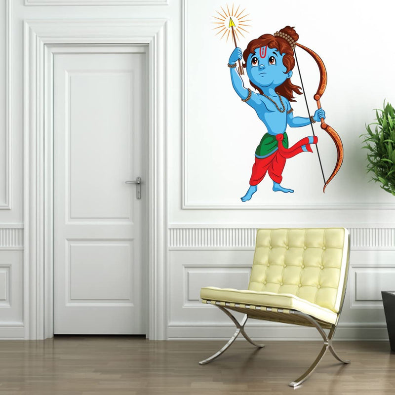 god & god's Large Wall Sticker JUST Peel & Stick Size 50 or 60 cm Pack of 1 (Code GS740