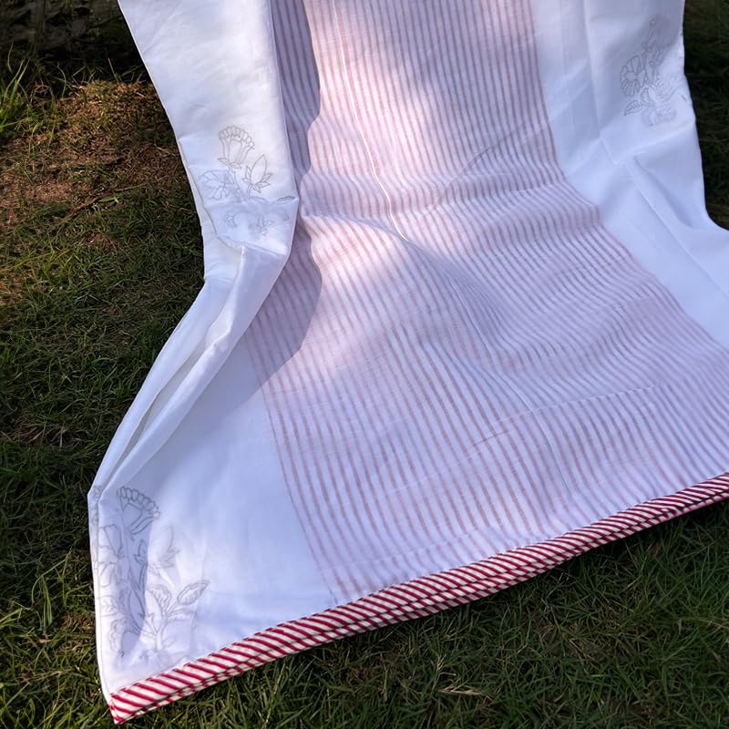 THE JAIPUR WALA Hnadmade Mulmul Cotton Dohar AC Blanket