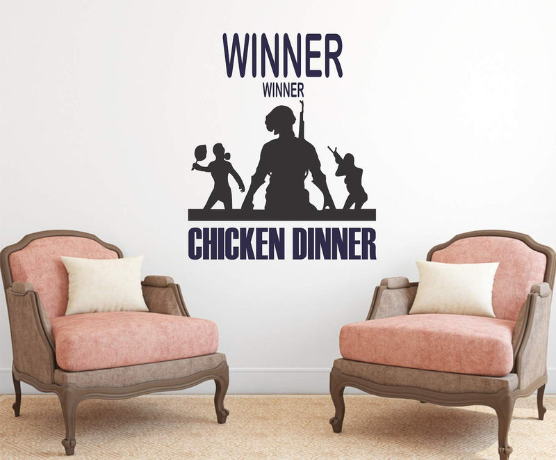 Tuffuk Pubg Large Vinyl Wallstickers for Home Decorations(50 cm x 60 cm)4TZ013