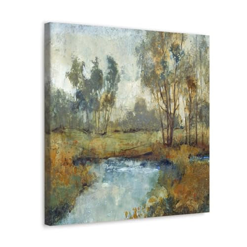 GADGETS WRAP Canvas Gallery Wrap Framed for Home Office Studio Living Room Decoration (17x17inch) - Ethereal LightII