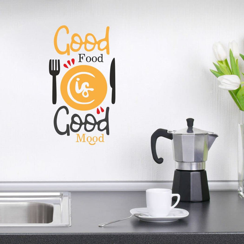 Art's Cafe Good Food Kitchen Design Wall Sticker Size - (31 * 56) cm