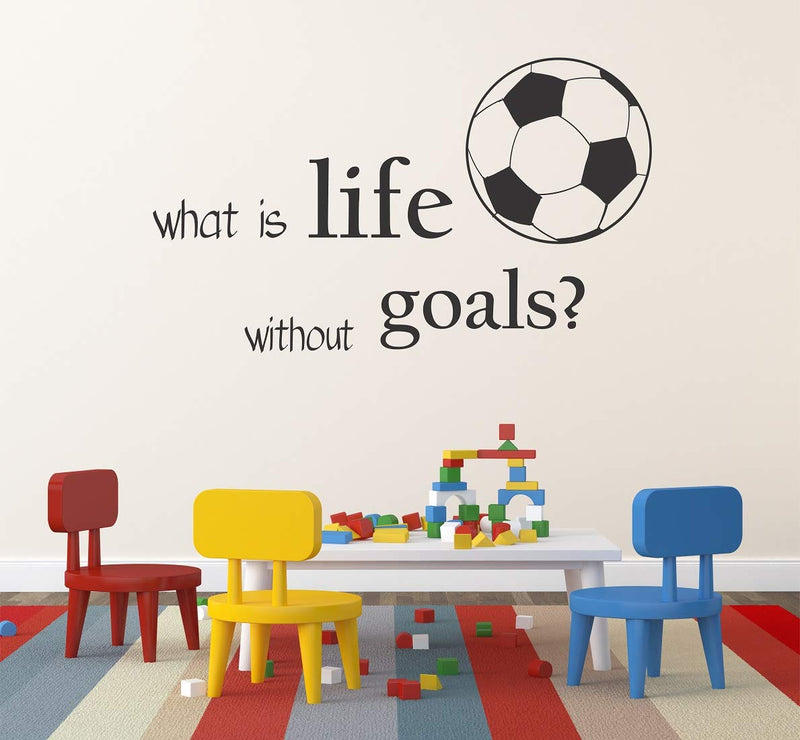 Tuffuk Life Goals Large Vinyl Wallstickers for Home Decorations(80 cm x 50 cm)4TZ182