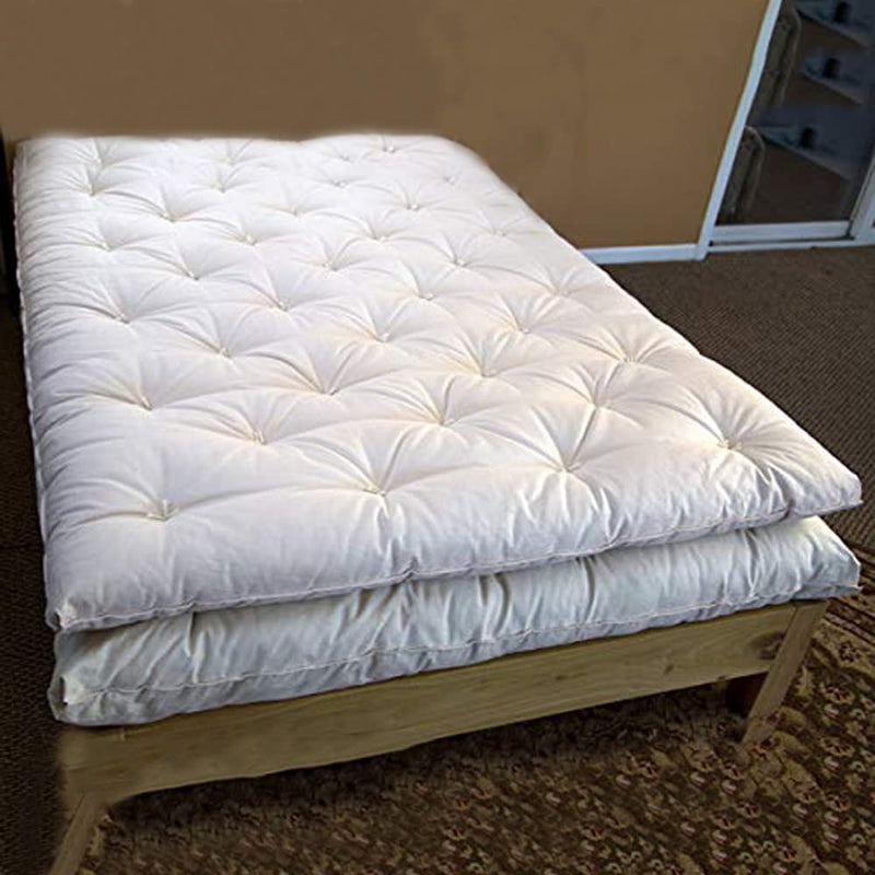 COMFIEE Sale Single Bed Cotton 4 Inch Folding Mattress/Gadda for Students, PG, Hostel, Picnic (Cotton Blend, 3 X 6 FEET)