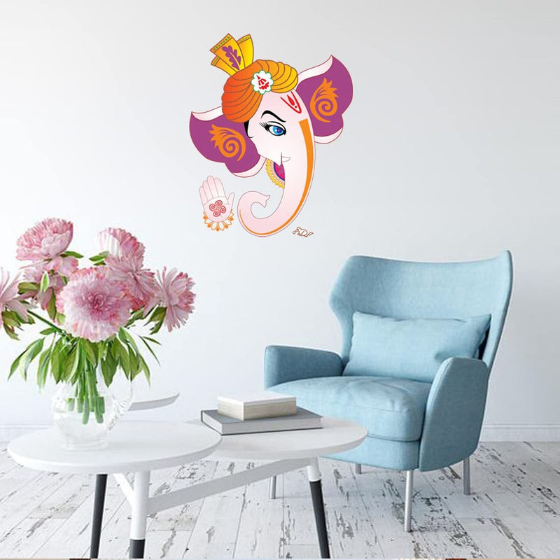 god & god's Large Wall Sticker JUST Peel & Stick Size 50 or 60 cm Pack of 1 (Code GS631