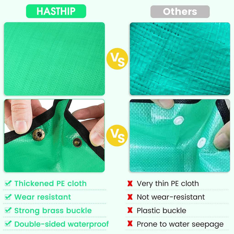 HASTHIP® 75 * 100CM Gardening Mat for for Indoor Bonsai Succulent Plant Care, Waterproof and Foladable PE Garden Mat for Watering Grassland Balcony Nursery Potting and Transplanting Mat Plant