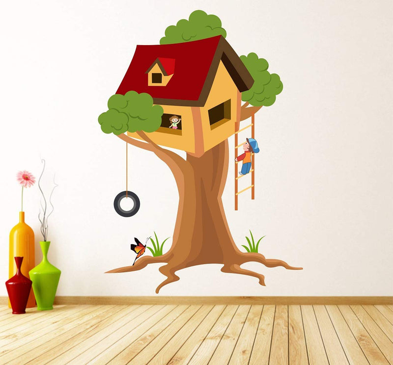 Tuffuk Kids Tree Large Vinyl Wallstickers for Home Decorations (50 cm x 70 cm)5TZ123