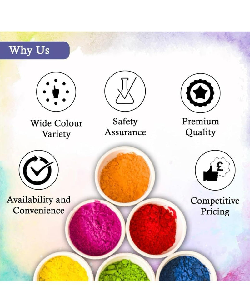 Gulal - Yellow Red | 100% Natural and Herbal Gulal | Organic Coloured Powder | Non-Toxic and Skin-Friendly Holi Gulal | Holi Celebration Pack of 2