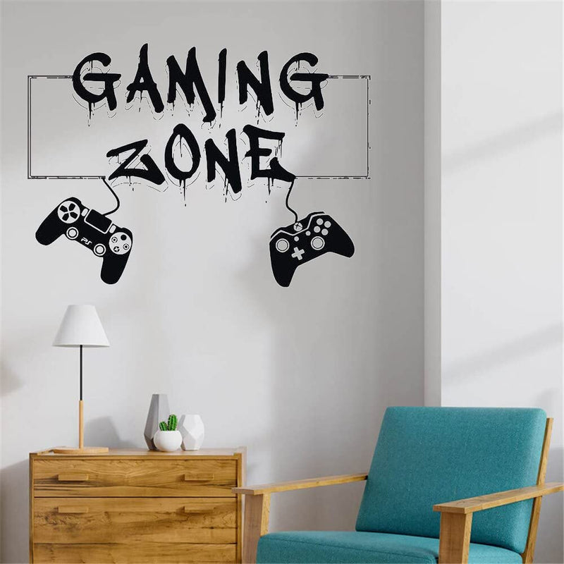 GADGETS WRAP Wall Decal Vinyl Sticker Wall Decoration - Gamer Wall Decal Gaming Zone Eat Sleep Game Controller Video Game