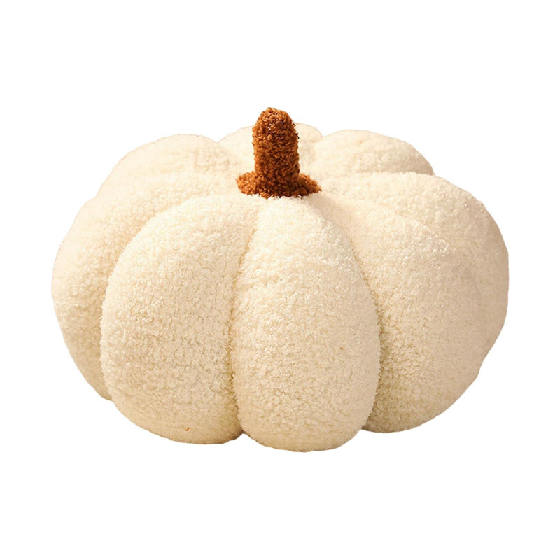 CALANDIS Pumpkin Throw Pillow Convenient Decorative Durable for Birthday Halloween Party 20Cm White