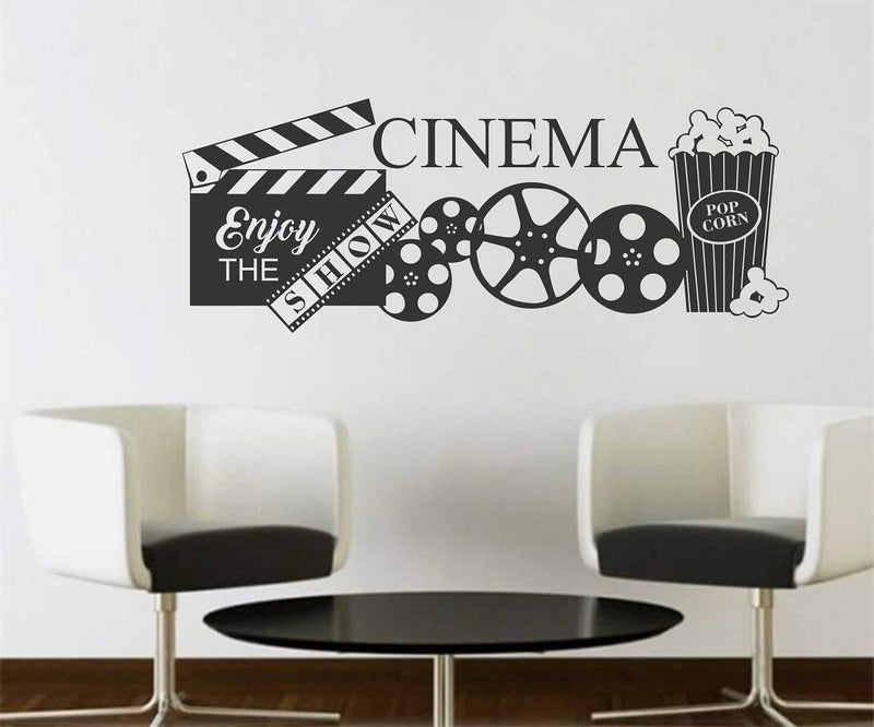 Tuffuk Cinema Large Vinyl Wallstickers for Home Decorations(70 cm x 30 cm)4TZ266