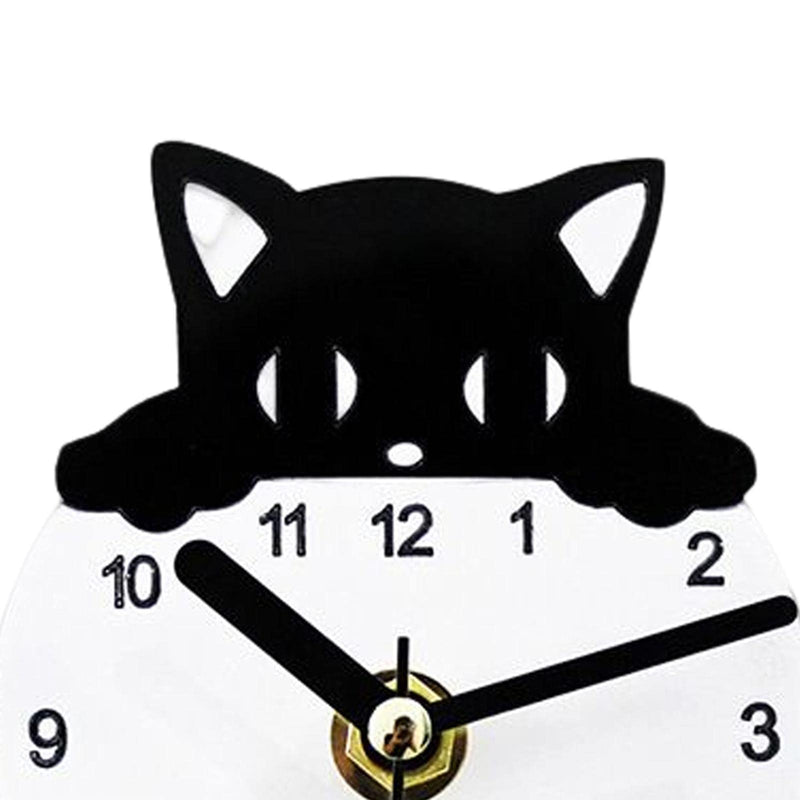 CALANDIS Cat Fridge Magnet Clock for Home Kitchen Fridge Clock Refrigerator Decor