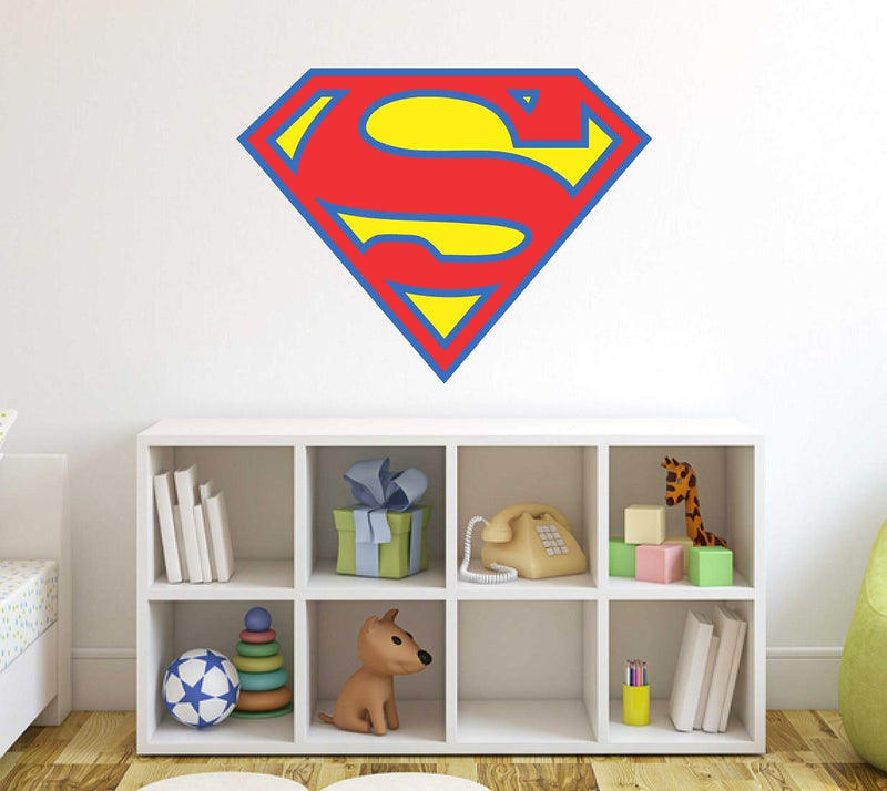 Tuffuk Super Man Large Vinyl Wallstickers for Home Decorations(60 cm x 50 cm)4TZ233