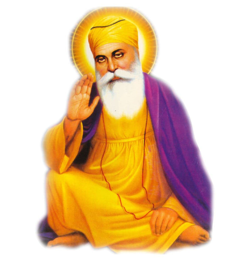 Decor Kraft Gurunanak ji Wall Sticker & Decal,Size- 55 Cm X 32 Cm,Religious