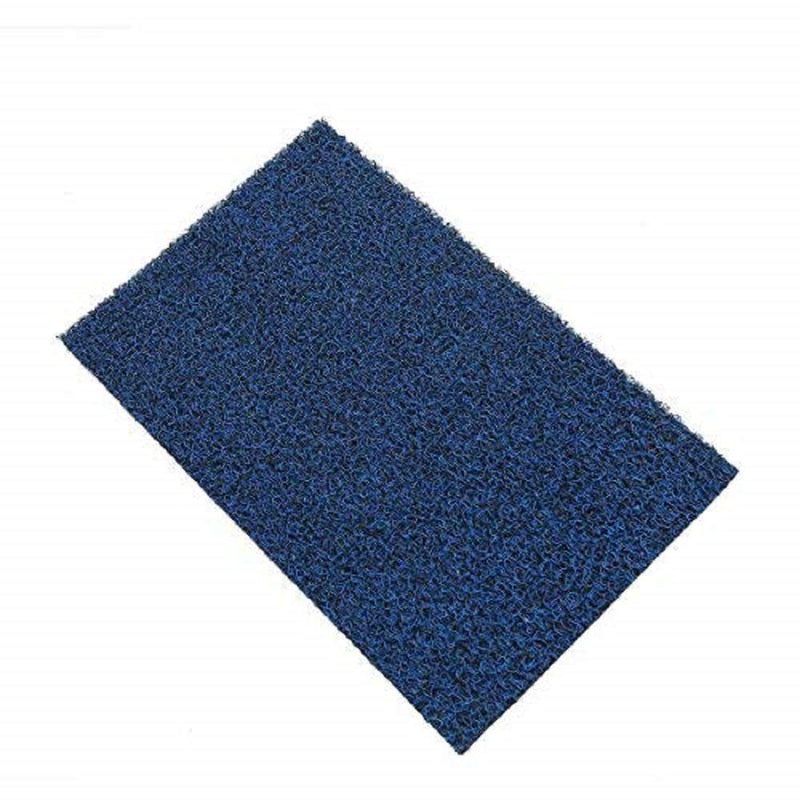 Kuber Industries PVC Door Mat - 24" x 16 inches, Blue, Pack of 1, Rectangular