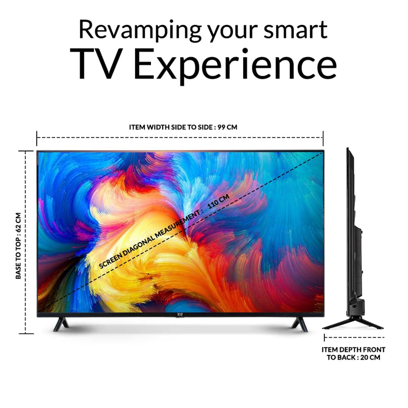 VISE (by Vijay Sales 108 cm (43 inches) 4K Ultra HD Smart LED TV with Voice Assistant & Built- in Wi-Fi VS43UWA2B (2022 Model Edition)