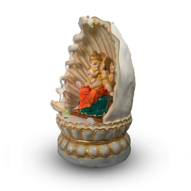 WaahKart Single Cascade Diya Lord Ganesha Fountain