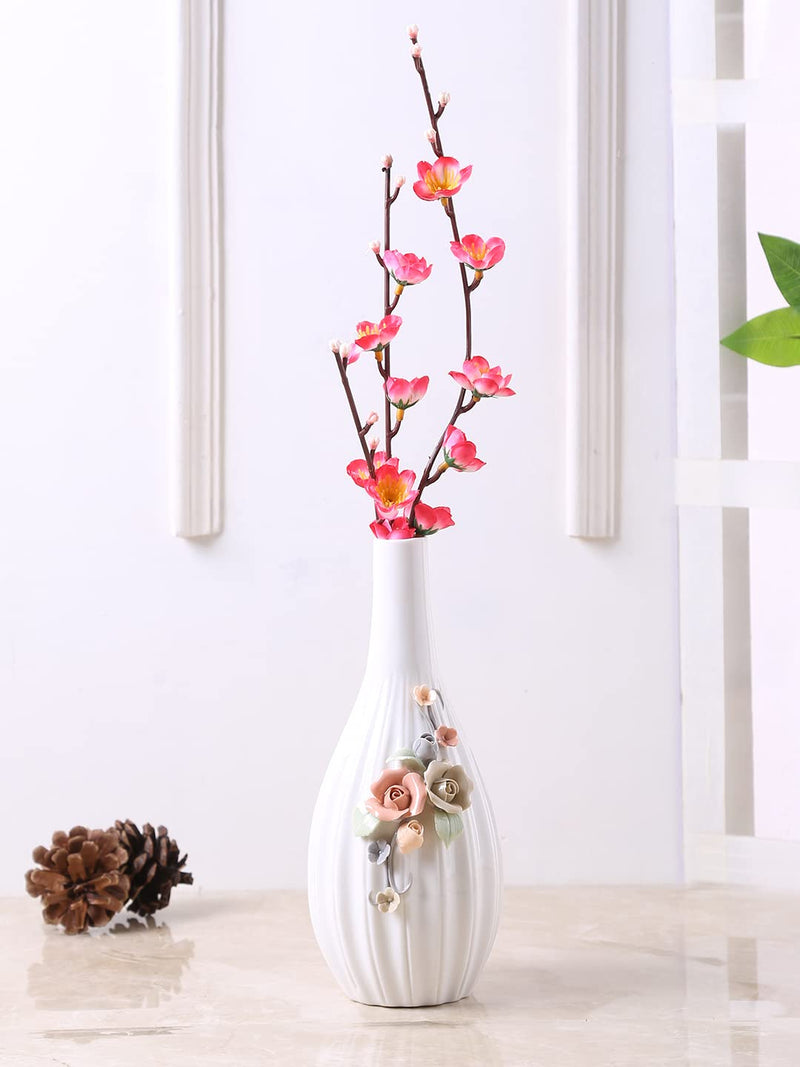 TAYHAA Floral Blossom Fine Ceramic Handcrafted Vase