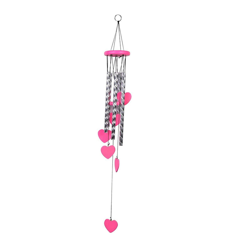 Crafts Collection Store Store Metal Wind Chime (Pink) for Living Room & Bedroom