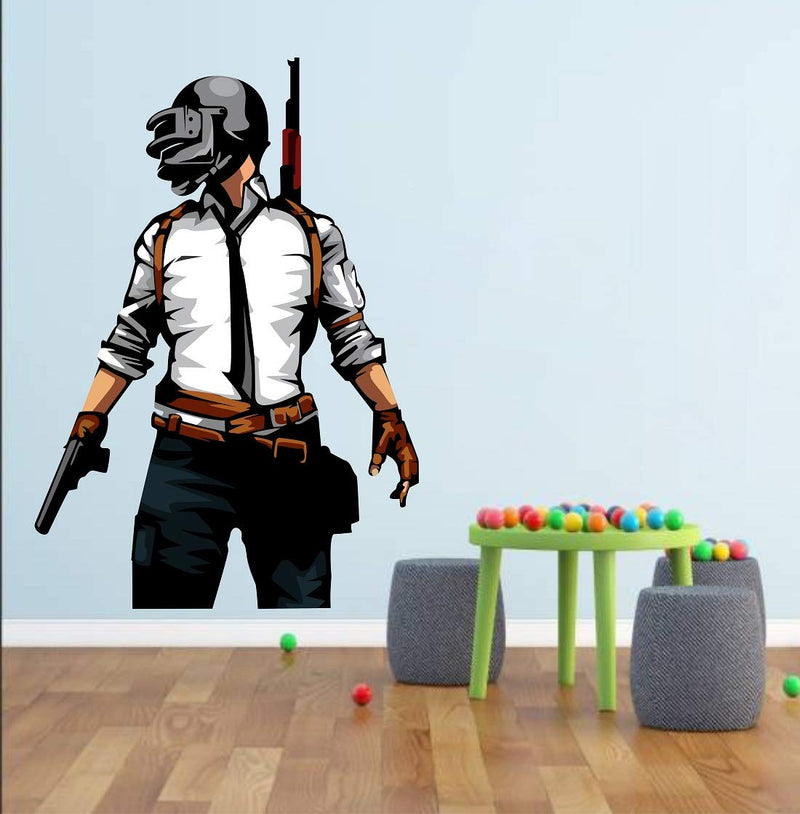 Tuffuk Pubg Large Vinyl Wallstickers for Home Decorations(80 cm x 60 cm)5TZ431