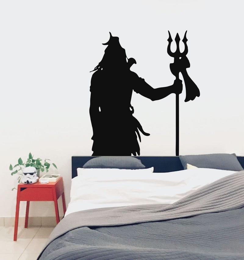 Decor Kraft Shivji Wall Sticker & Decal,Size- 58 Cm X 28 Cm,Religious