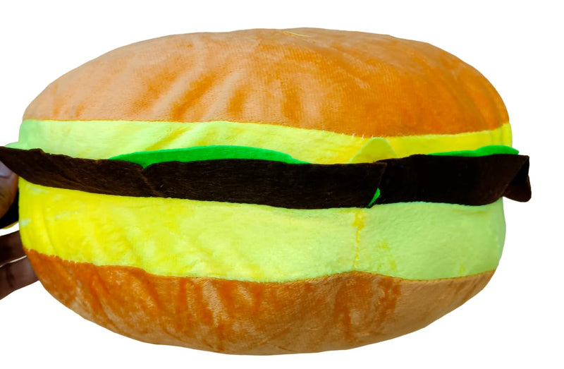 Burger Pillow Hamburger Plush Cheeseburger Pillow Stuffed Food Cushion Pillow for Kids