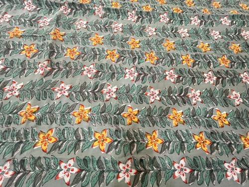 Floral Double Bed Cotton Dohar, Multicolour